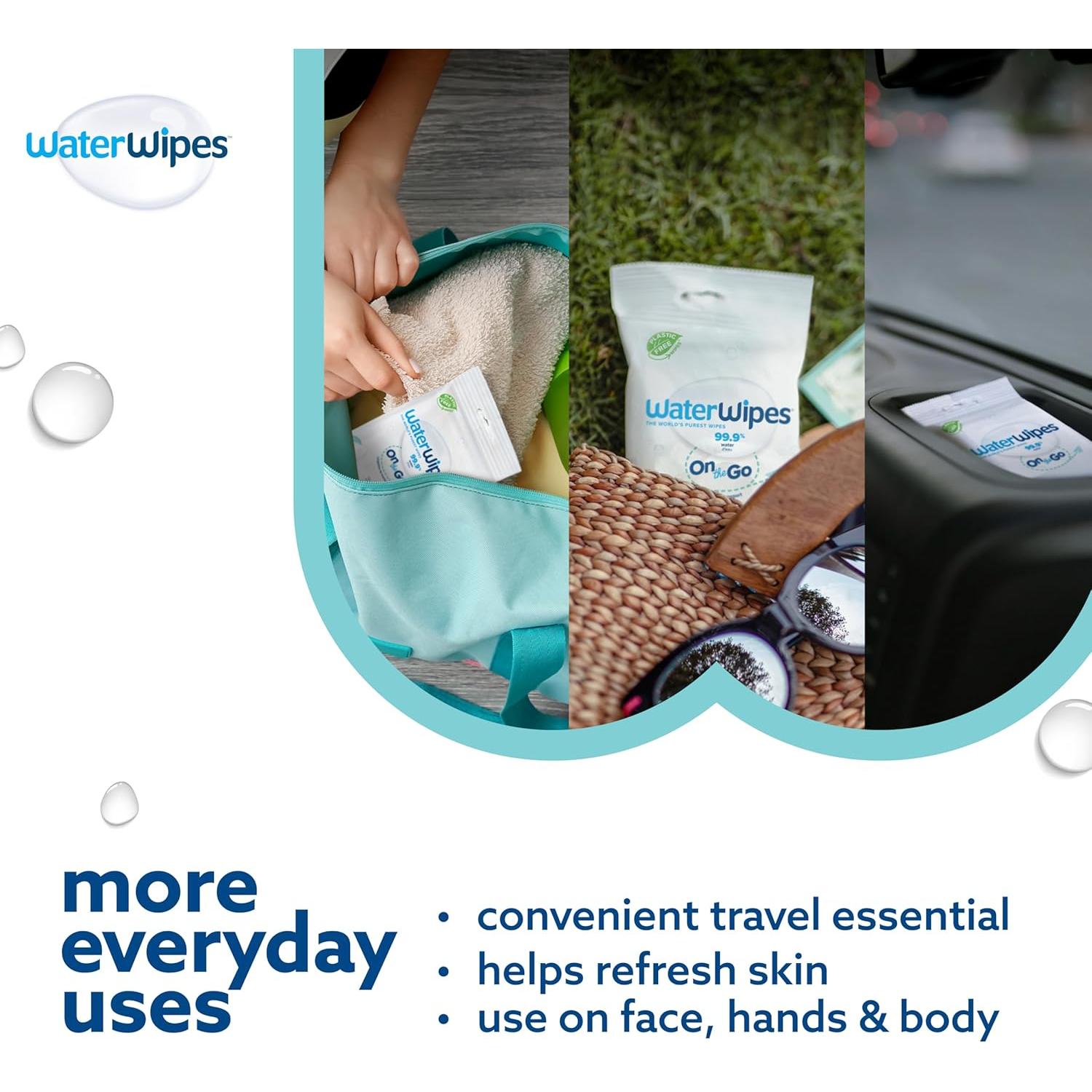 Toallitas Húmedas WaterWipes Sensitive+ 224 Unidades Hipoalergénicas