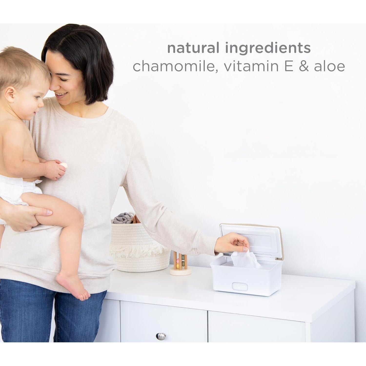 Toallitas Húmedas para Bebés Ubbi 216 Unidades Hipoalergénicas