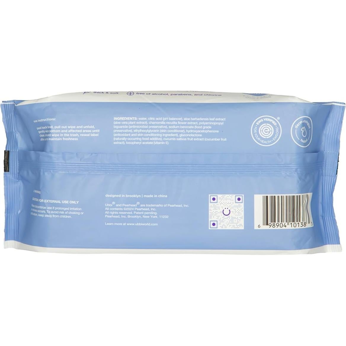 Toallitas Húmedas para Bebés Ubbi 216 Unidades Hipoalergénicas