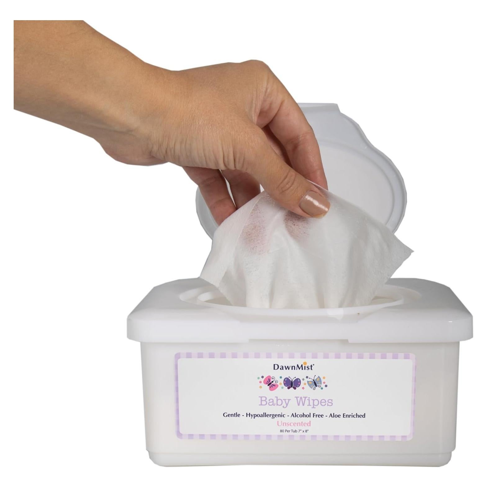 Toallitas Desechables para Bebé Dukal, 80 Unidades, Sin Alcohol