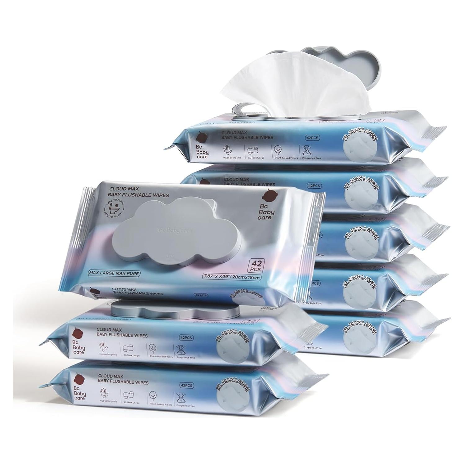 Toallitas Desechables Hipoalergénicas BC Babycare 336 Unidades