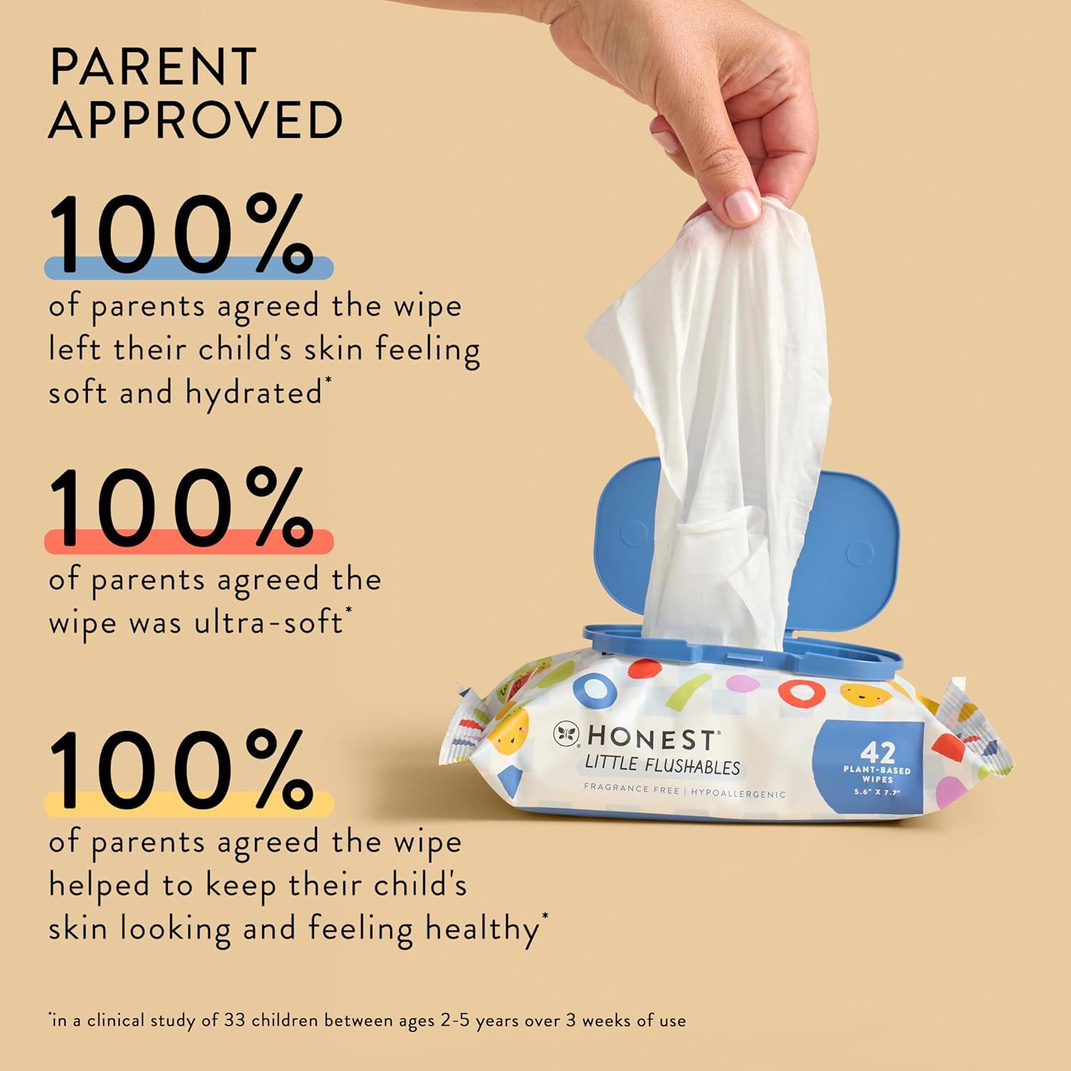 Toallitas Desechables Hipoalergénicas The Honest Company 126 Unidades