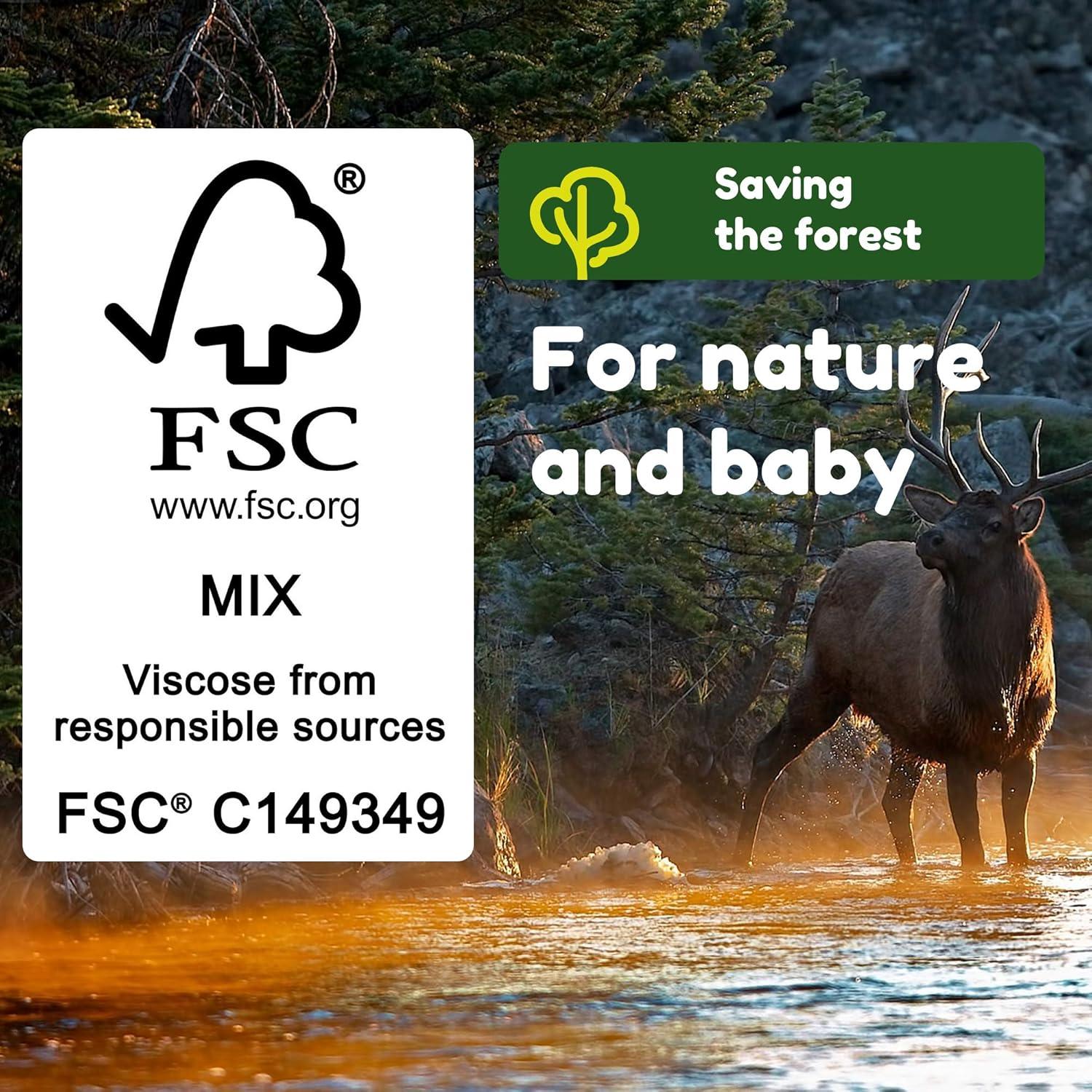 Toallitas Húmedas Biodegradables para Bebés - 432 Unidades