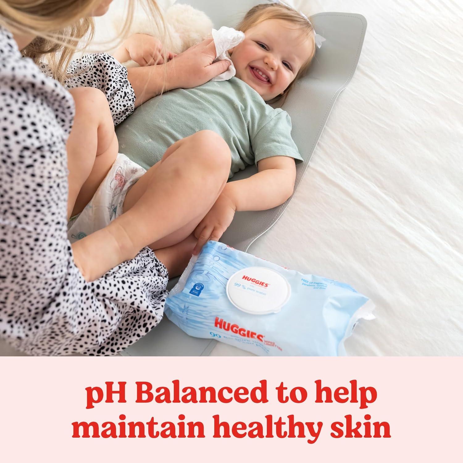 Toallitas Huggies 99% Agua Pura Sin Fragancia - 504 Unidades