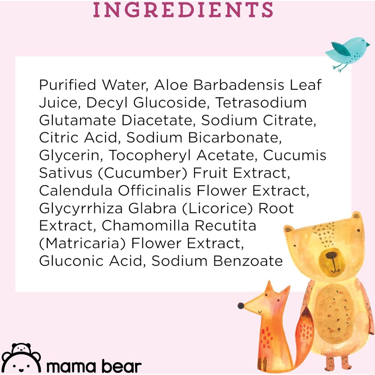 Toallitas para Inodoro Mama Bear Amazon - 336 Unidades Hipoalergénicas