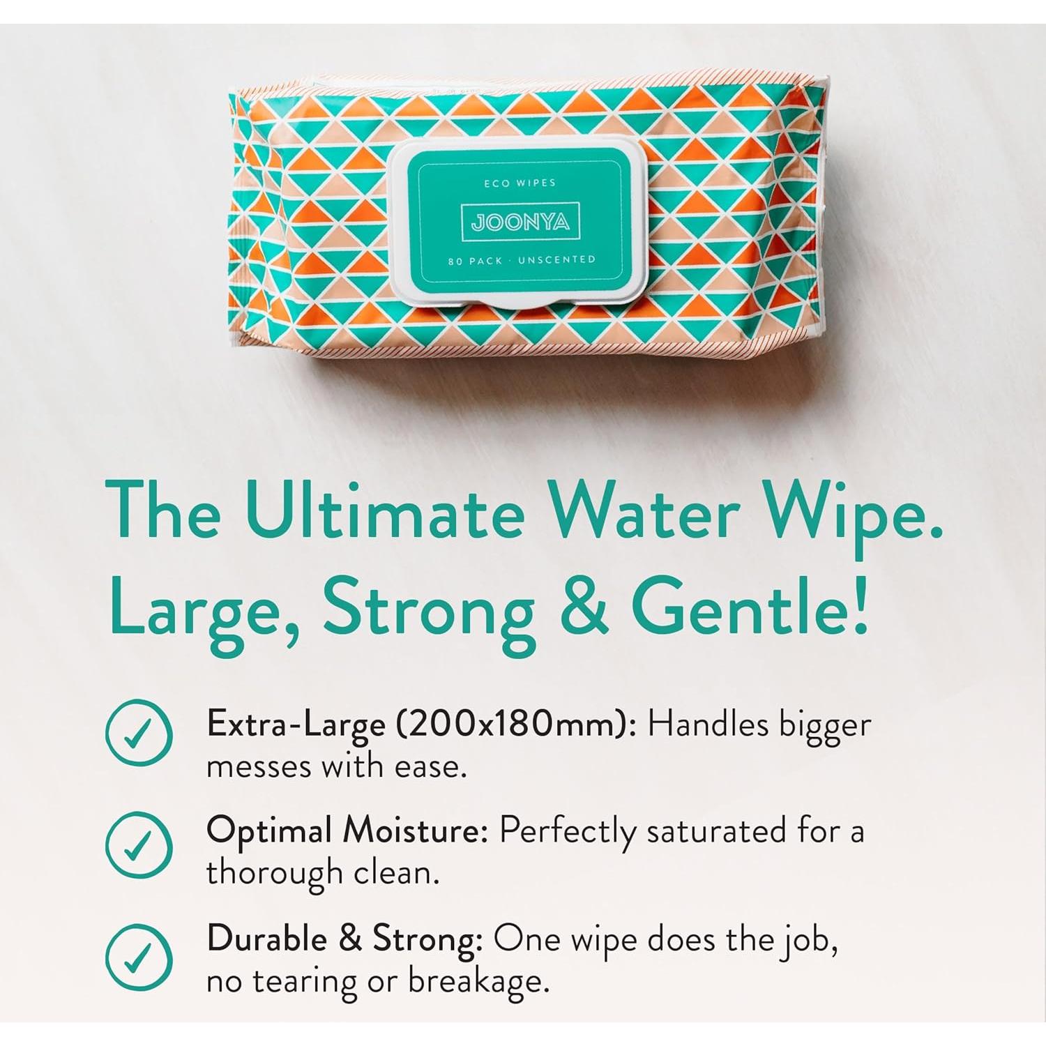 Toallitas para Bebés Joonya Sin Fragancia 240 Unidades Biodegradables