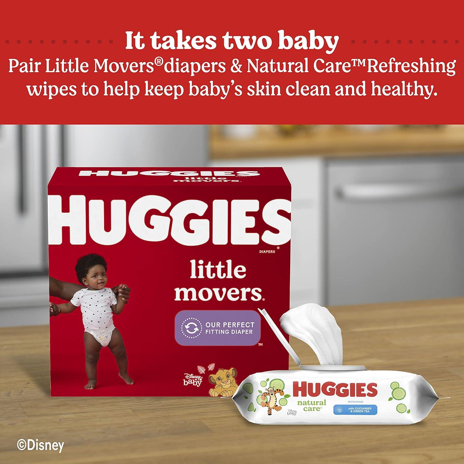 Toallitas Huggies Refrescantes para Bebés 184 Unidades Pepino Té Verde