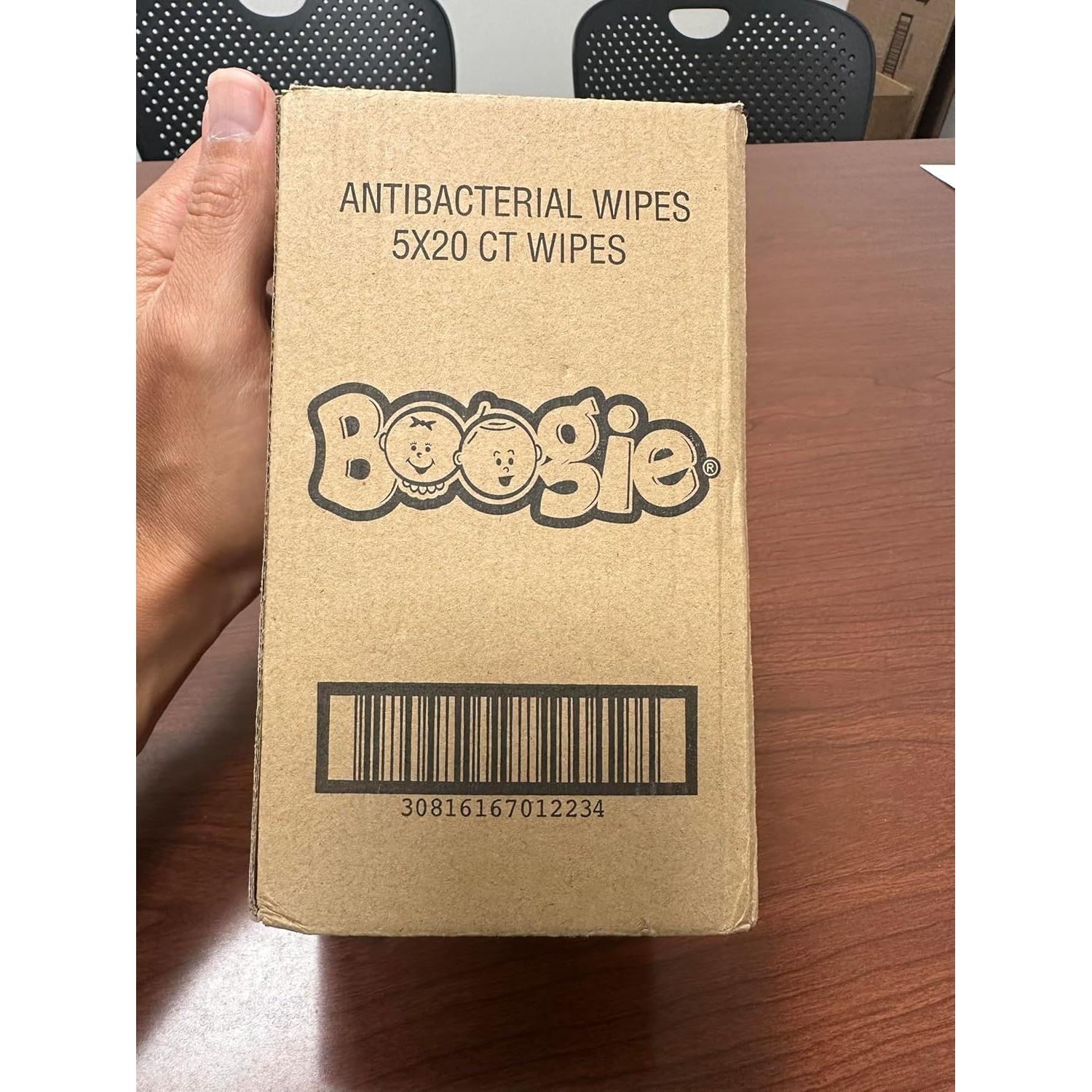 Toallitas Antibacteriales Boogie Hipoalergénicas 100 Unidades