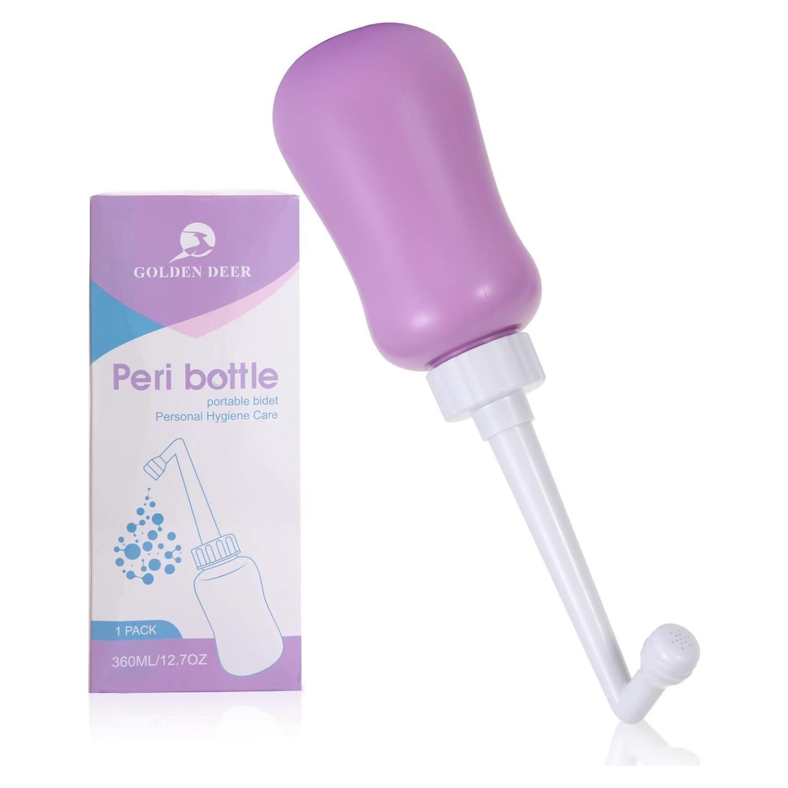 Botella Peri MYM 375 ml para Cuidado Postparto Morado