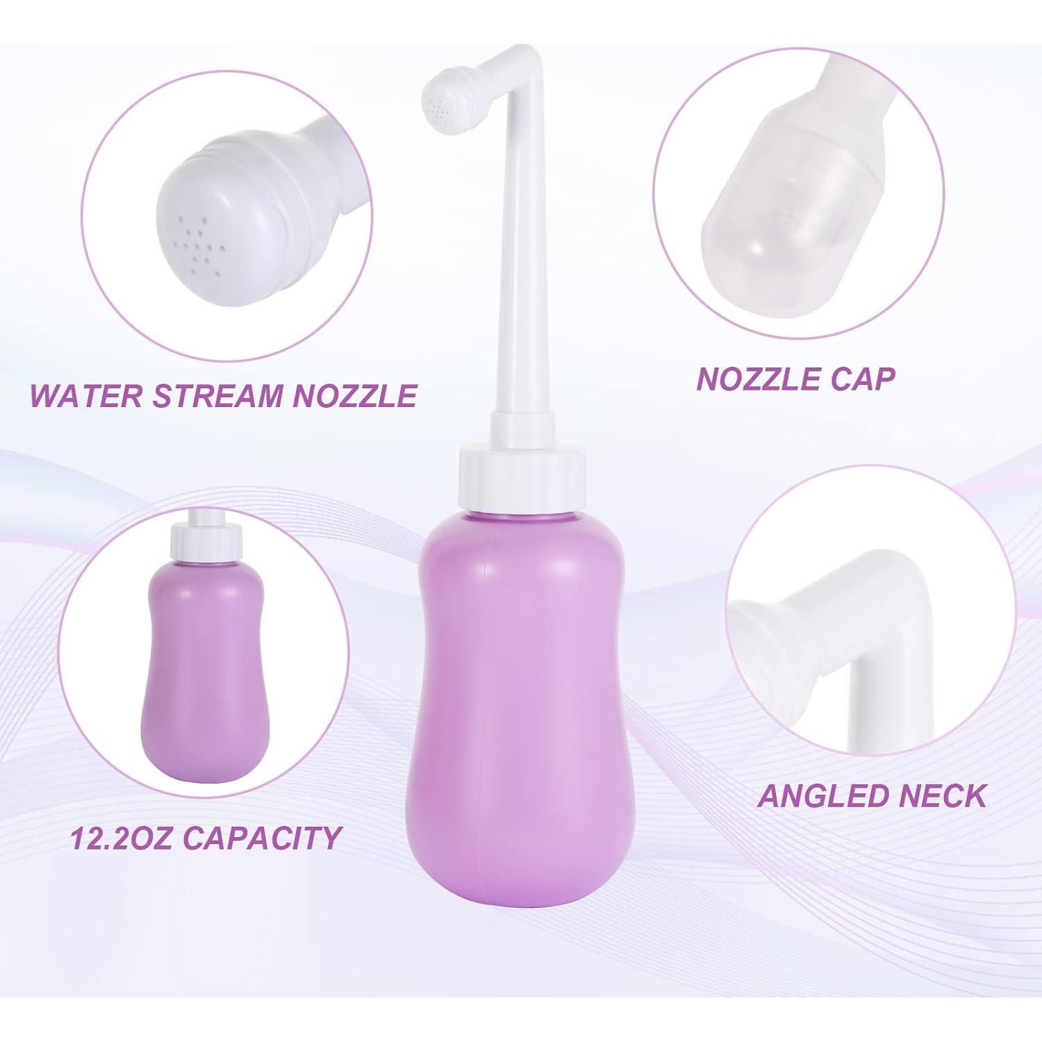 Botella Peri MYM 375 ml para Cuidado Postparto Morado