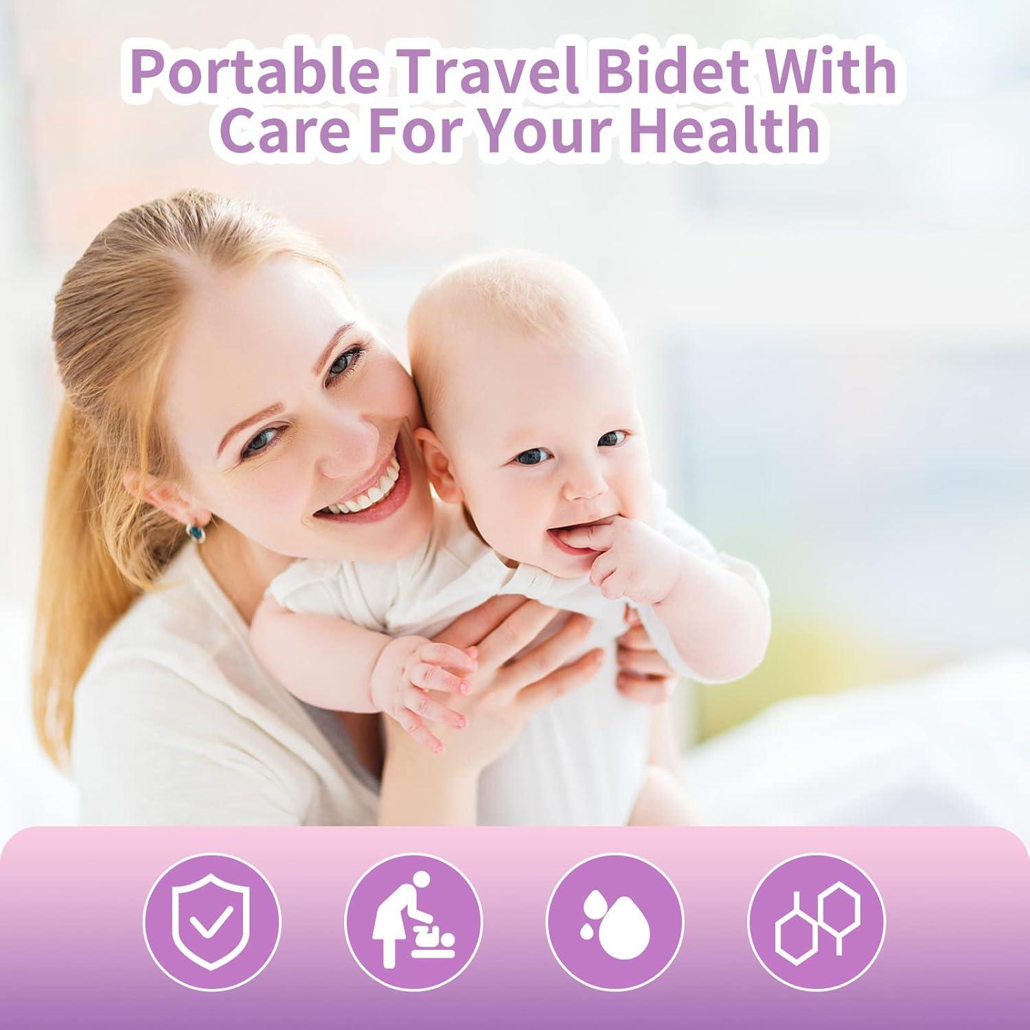 Botella Peri MYM 375 ml para Cuidado Postparto Morado