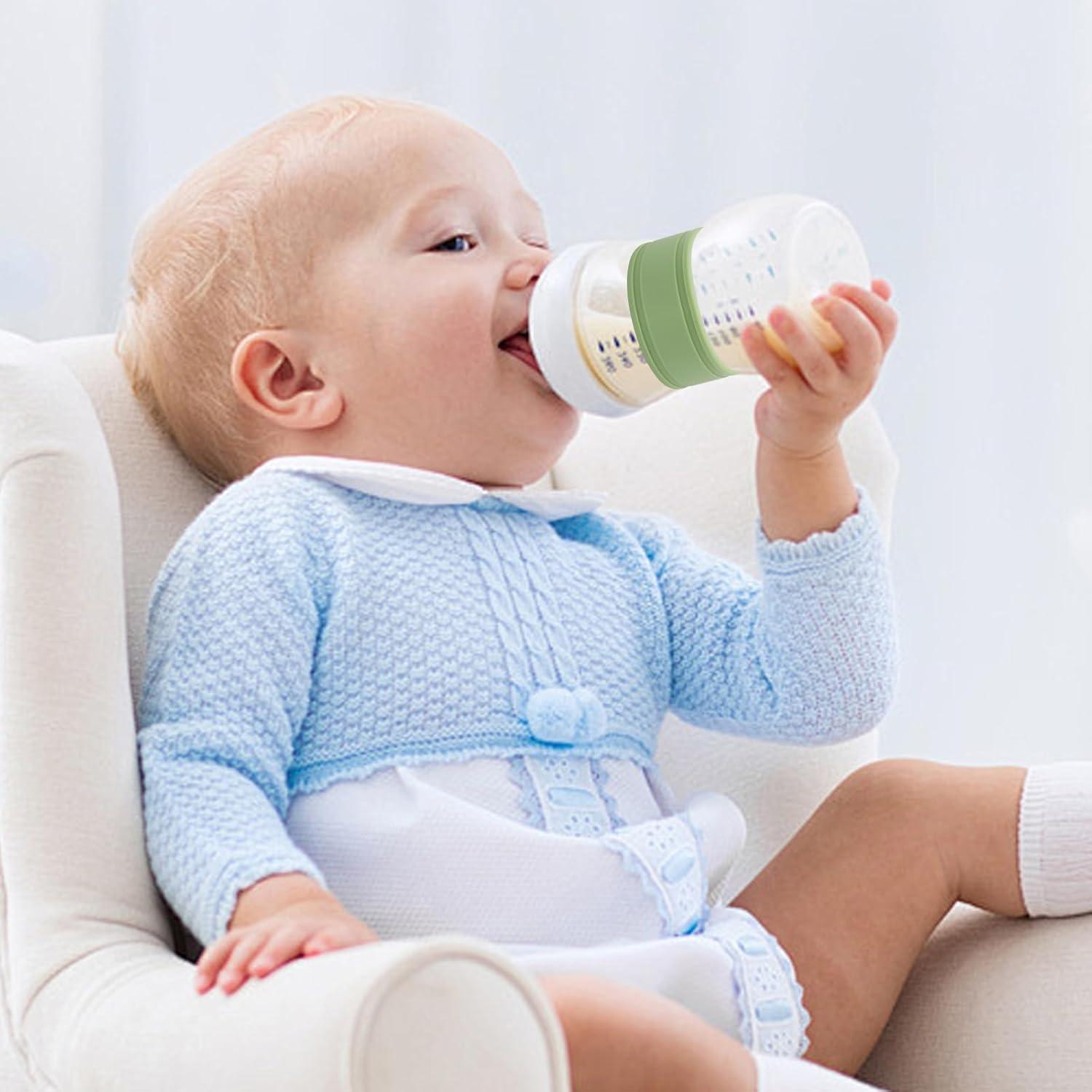 8 Etiquetas de Silicona Reutilizables Foyods para Botellas Bebé