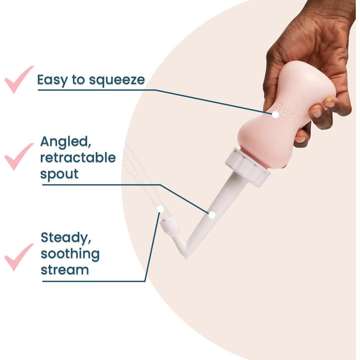 Botella Peri Popped 295 ml para Cuidado Postparto Rosa