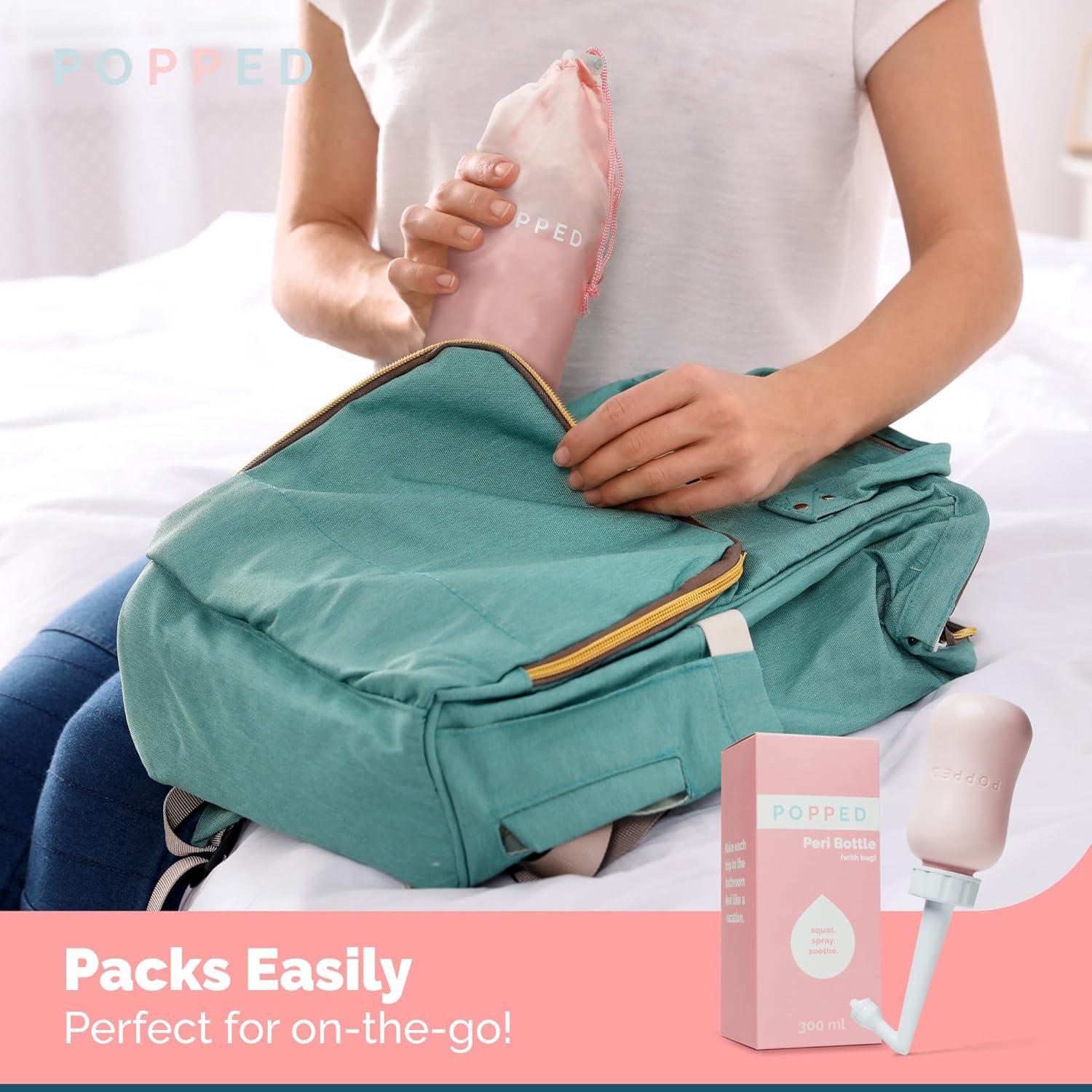 Botella Peri Popped 295 ml para Cuidado Postparto Rosa