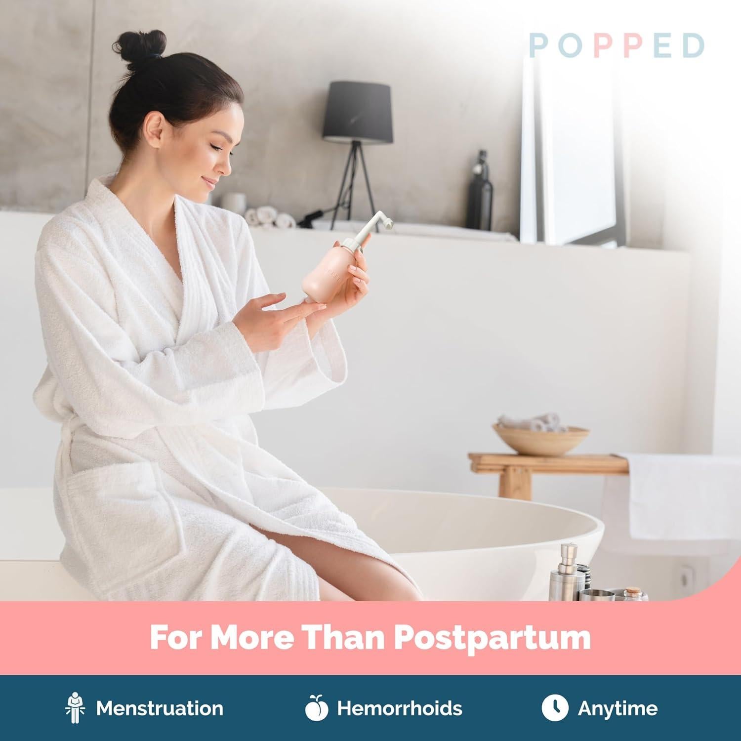 Botella Peri Popped 295 ml para Cuidado Postparto Rosa