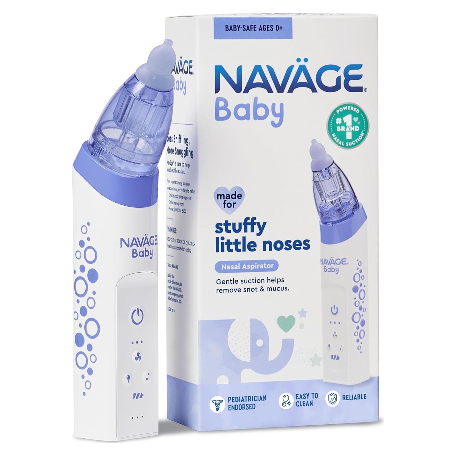 Aspirador Nasal Eléctrico Navage Baby - Suave y Seguro para Bebés