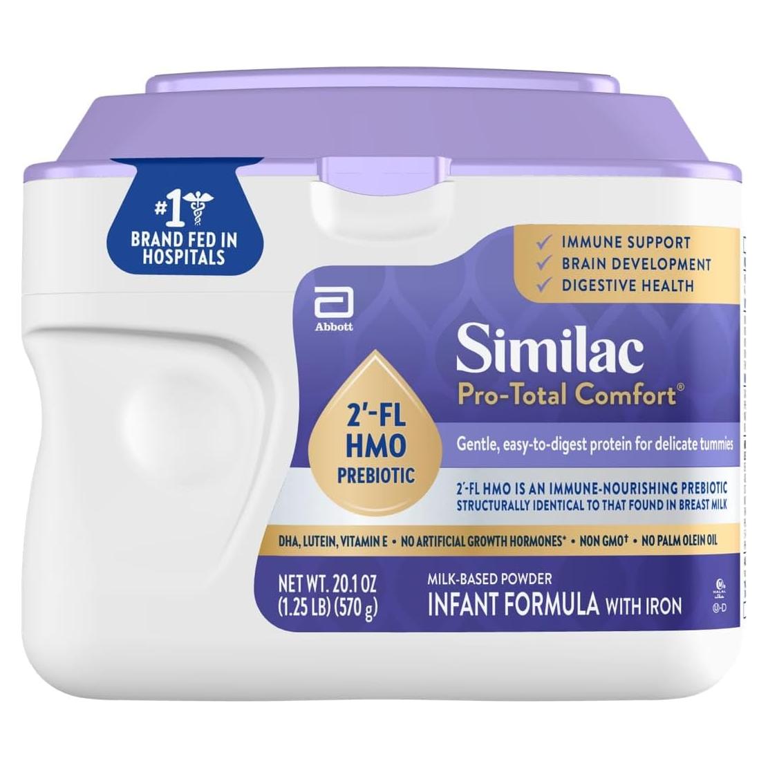 Fórmula Infantil Similac Pro-Total Comfort 570 g con Hierro