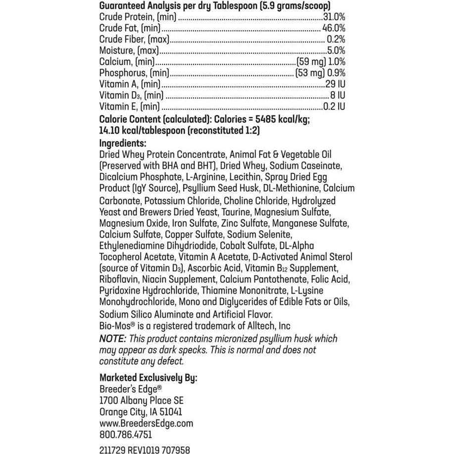 Leche en Polvo para Cachorros Revival Animal Health 340g