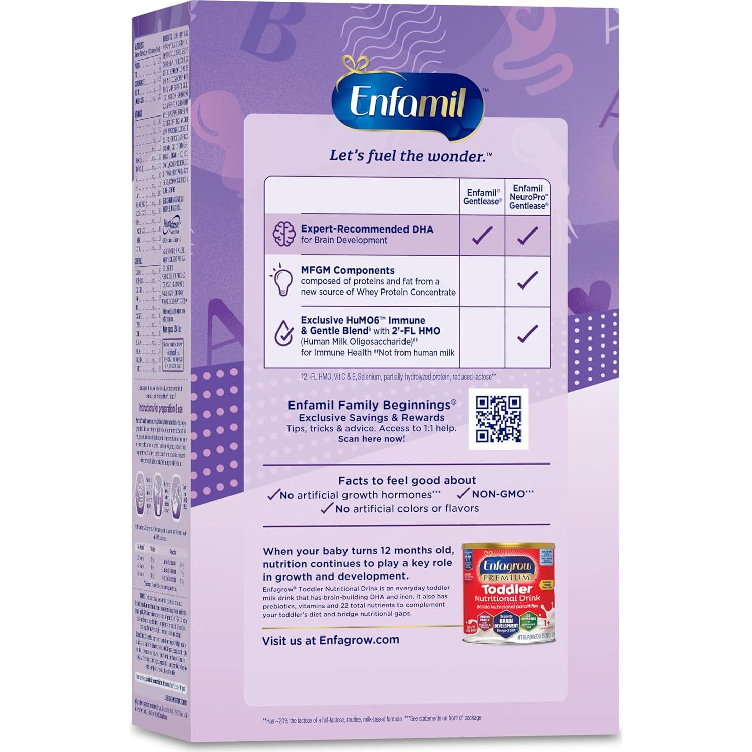 Fórmula Infantil Enfamil NeuroPro Gentlease 997.9 g DHA