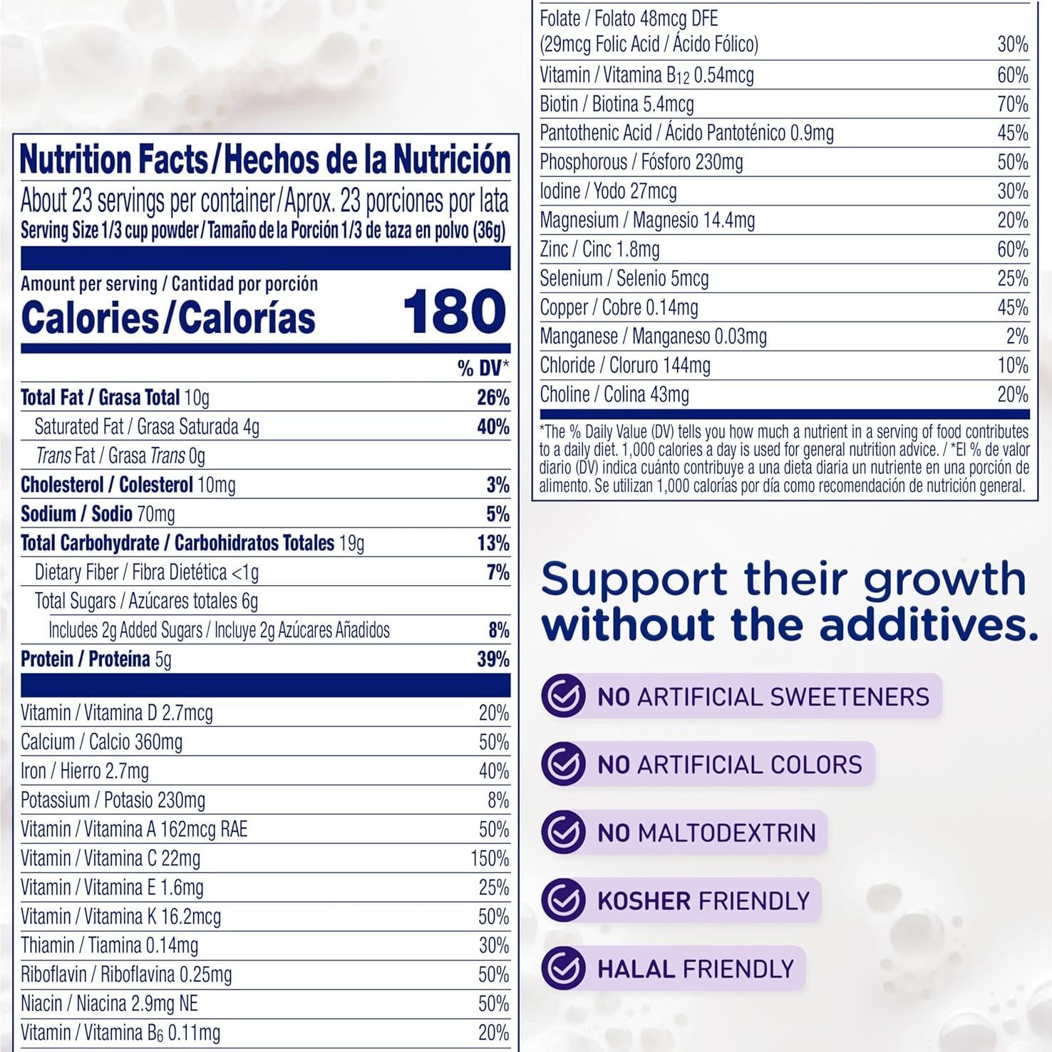 Enfagrow Gentlease Bebida Nutricional 825 g para Niños