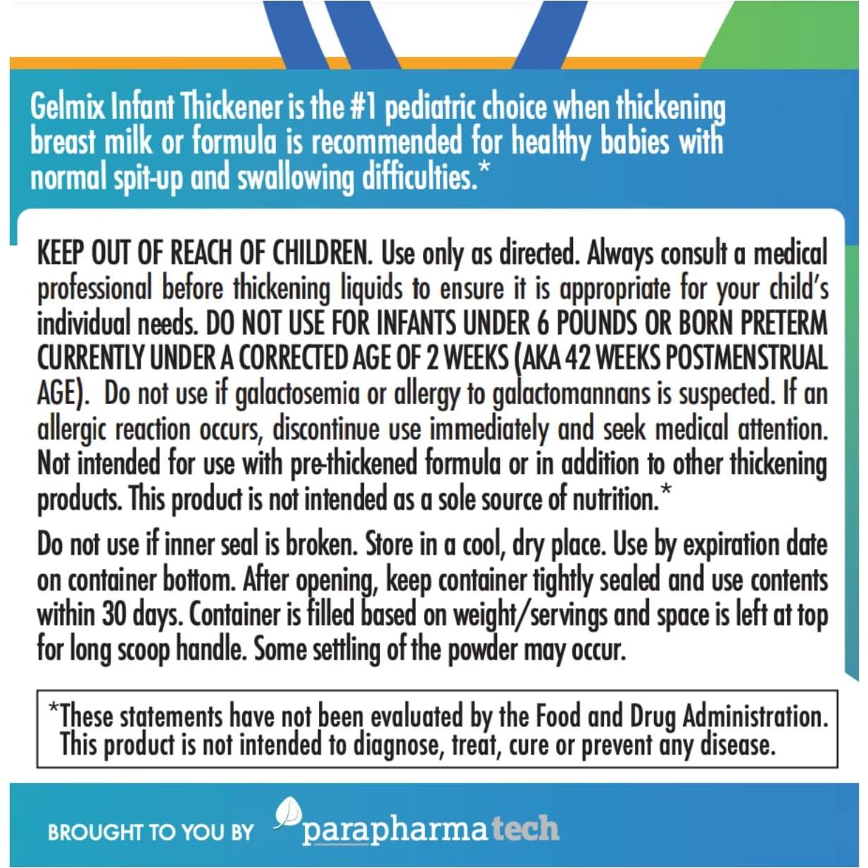 Gelmix Espesorizante Infantil 125 g - Leche Materna y Fómula