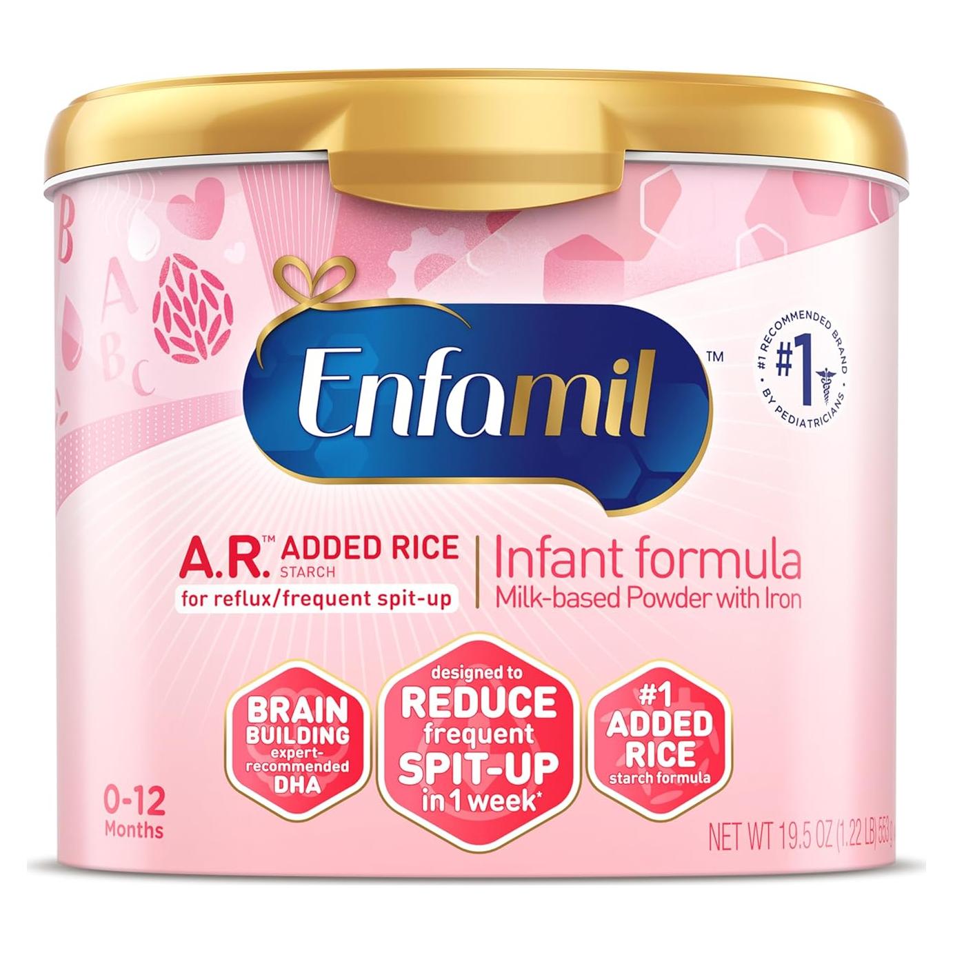 Fórmula para Bebés Enfamil A.R. 553.5 g - Reduce Reflujo