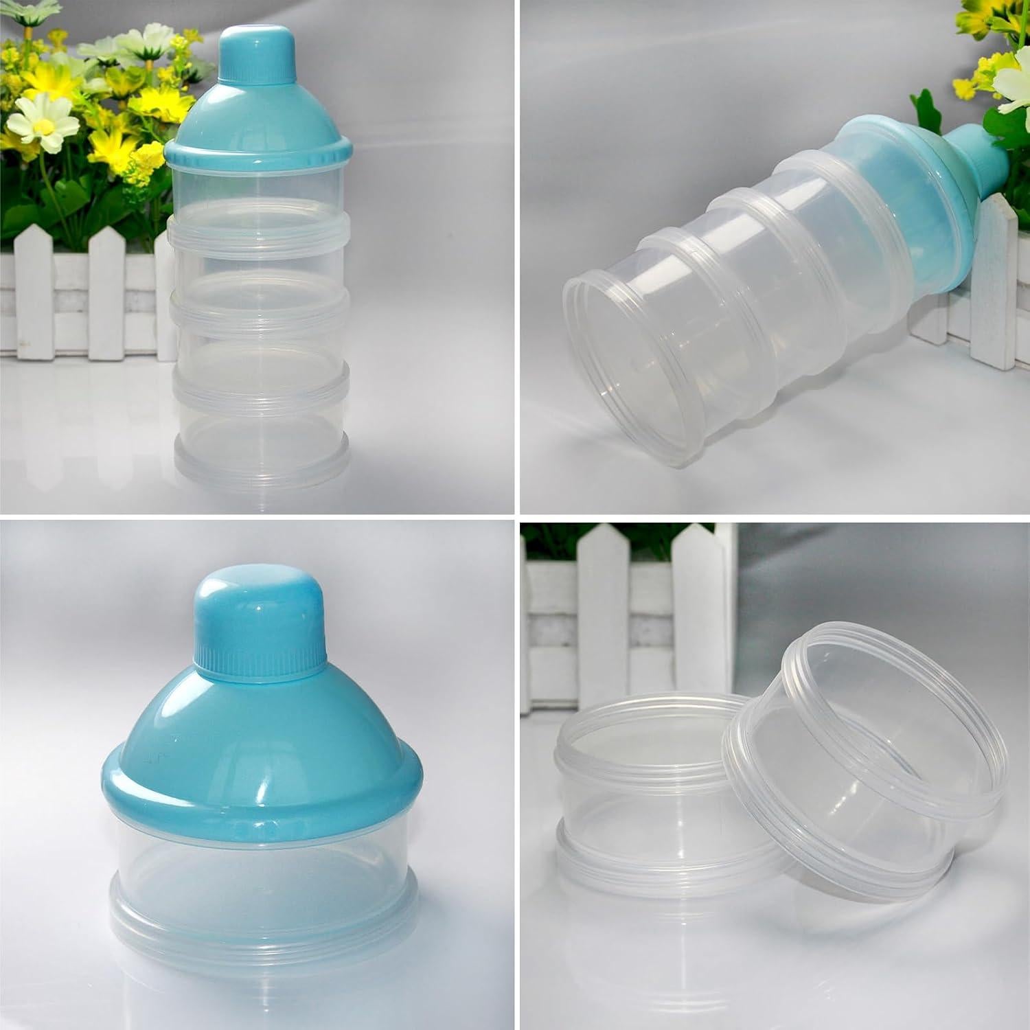 Dispensador de Fórmula Portátil Manwetye 2 PCS 5 Capas