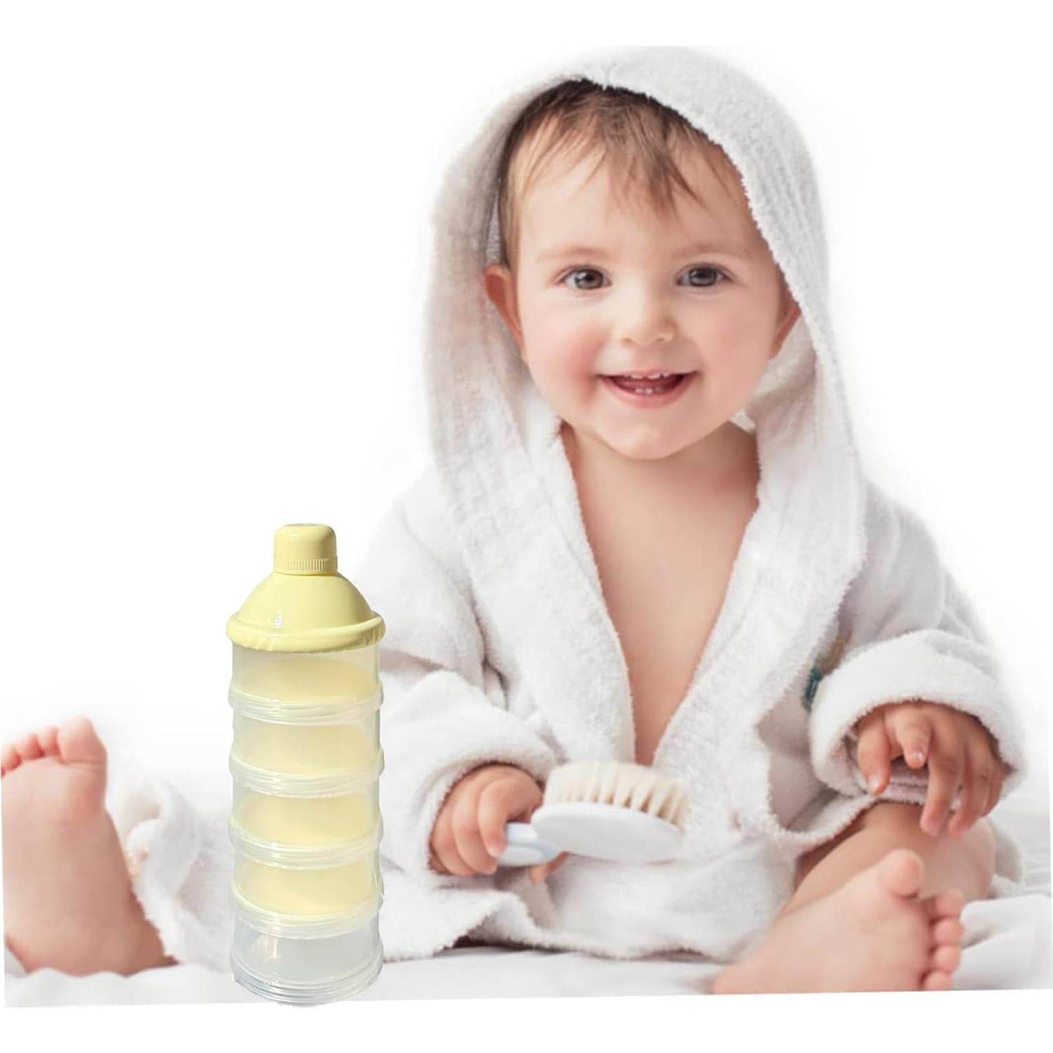 Dispensador de Fórmula Portátil Manwetye 2 PCS 5 Capas