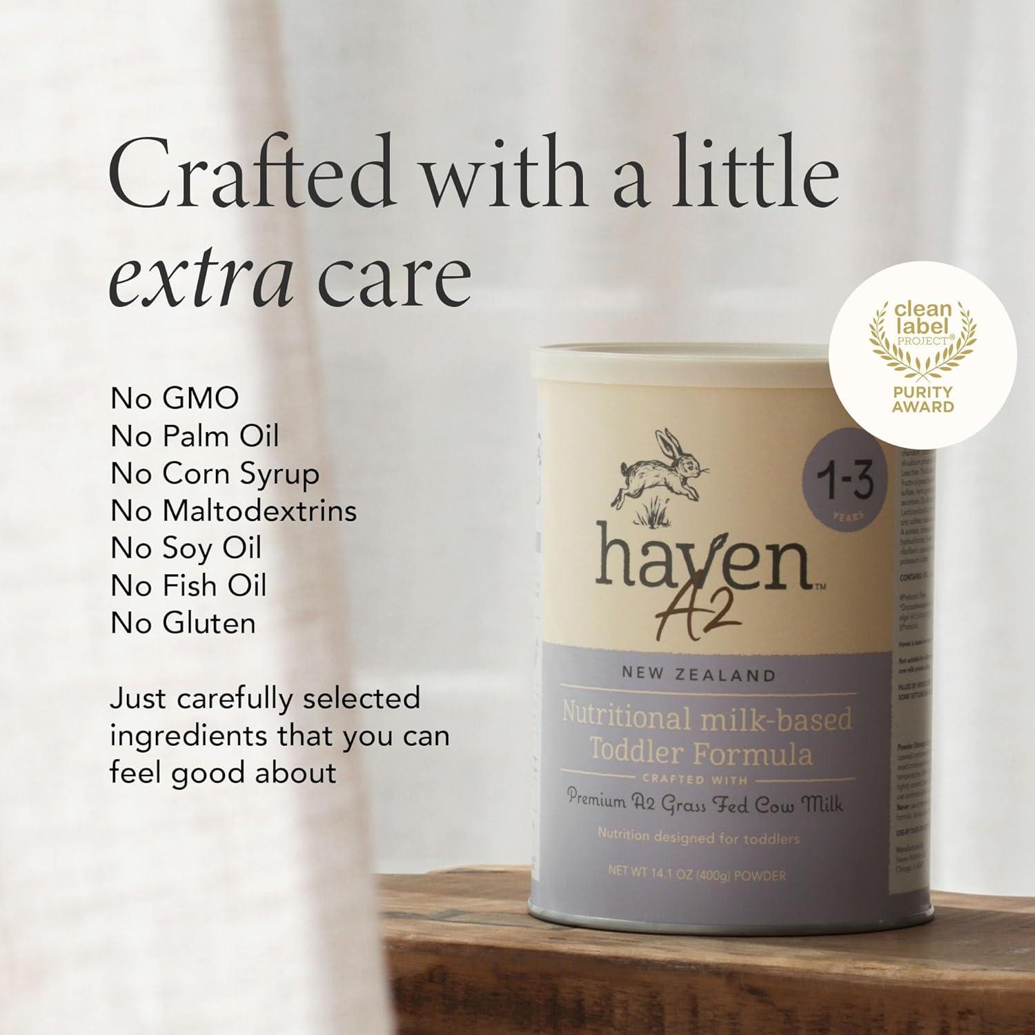 Fórmula para Niños Haven A2 de Leche de Vaca 400g - Probioticos