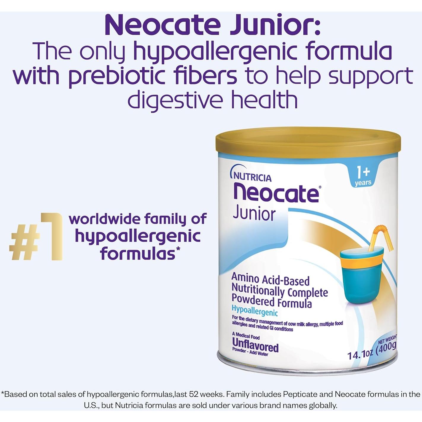 Nutricia Neocate Junior - Fórmula Hipoalergénica 400g