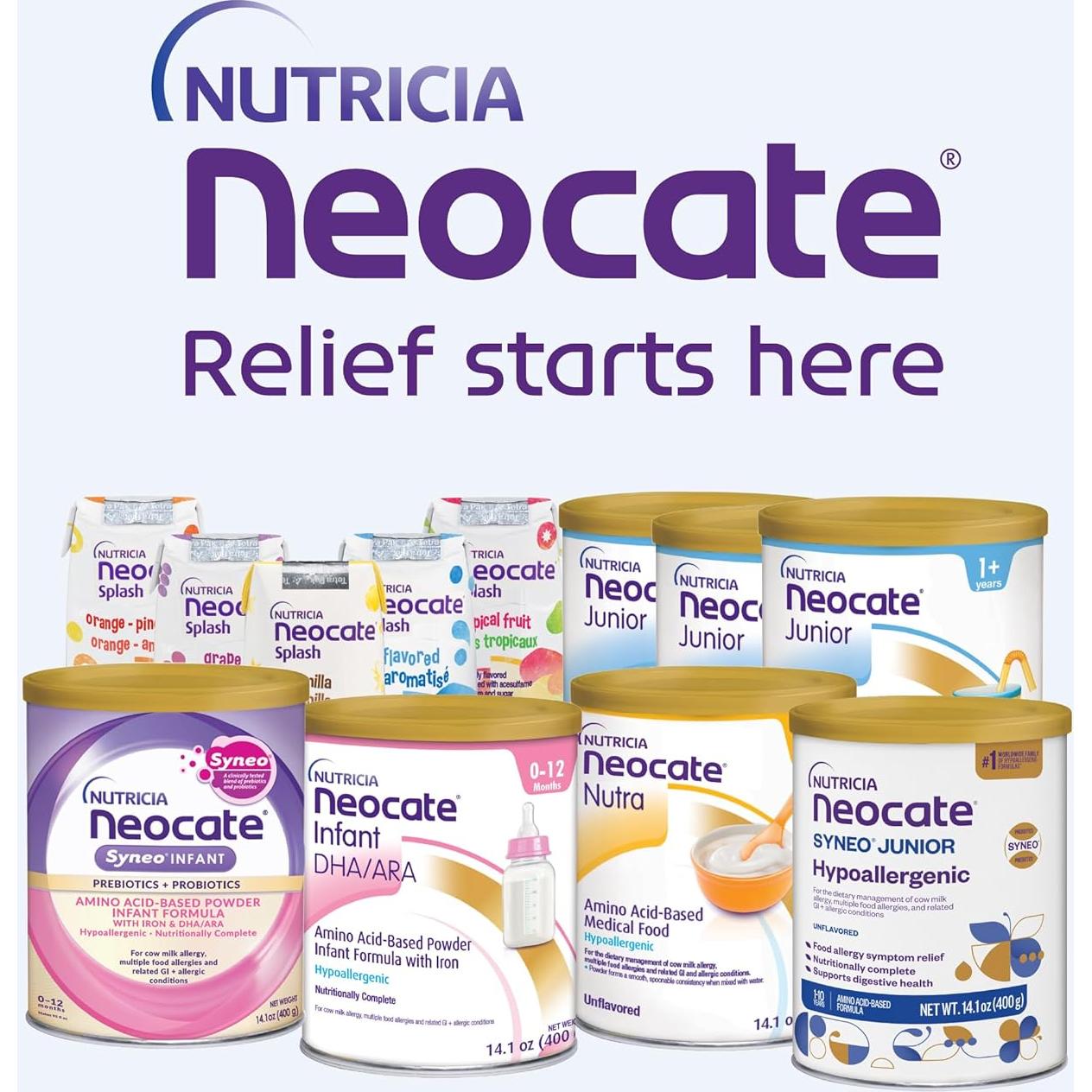 Nutricia Neocate Junior - Fórmula Hipoalergénica 400g