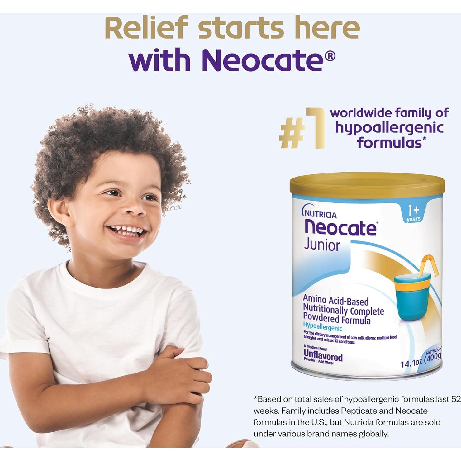 Nutricia Neocate Junior - Fórmula Hipoalergénica 400g