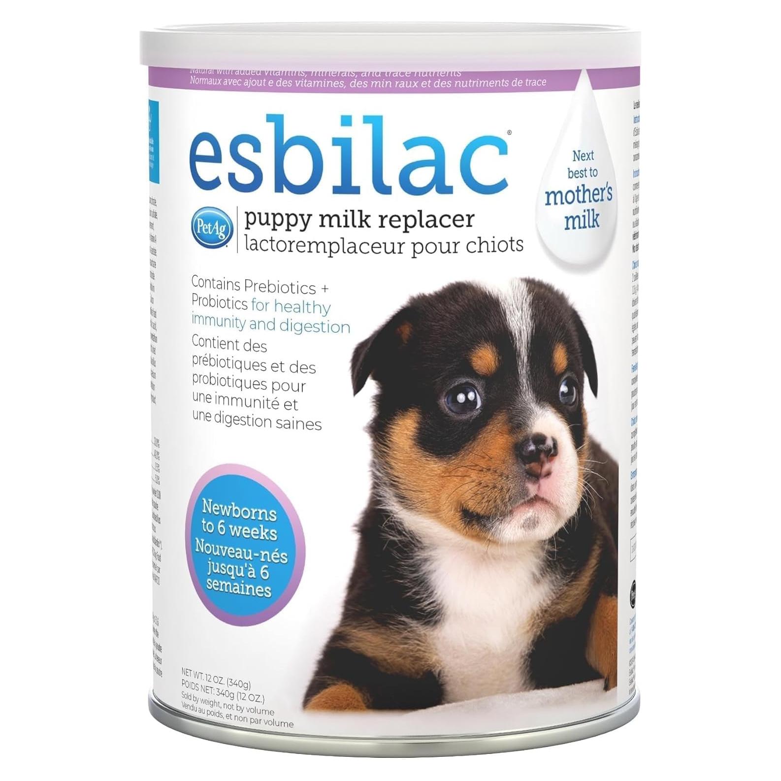 Esbilac PetAg Reemplazo de Leche en Polvo para Cachorros 340 g