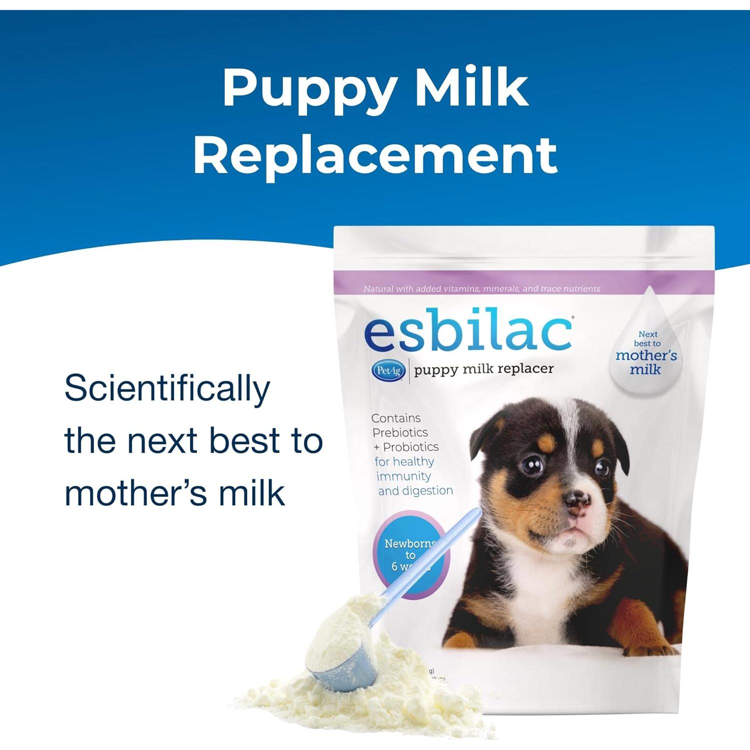 Leche Sustituta en Polvo para Cachorros PetAg Esbilac 2.27 kg