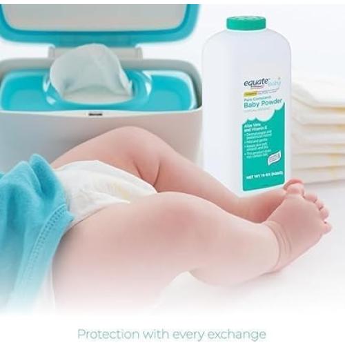 Polvo para Bebés Hipoalergénico Equate Almidón de Maíz 2x623g