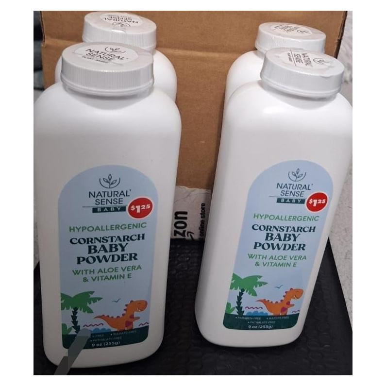 Polvo de Talco Hipoalergénico Natural Sense para Bebés 100g