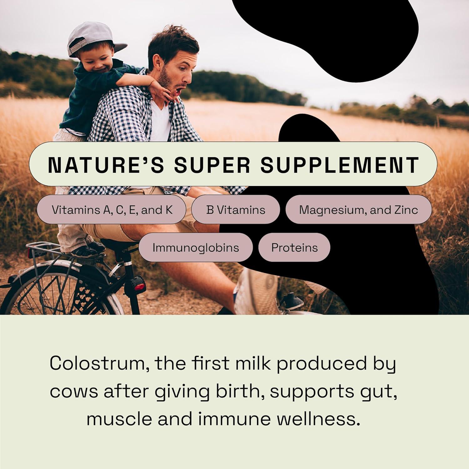 Polvo de Calostro Bovina MOOVE 120g - Soporte Inmunológico Natural