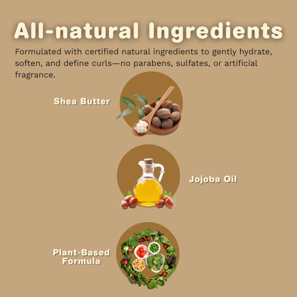 Acondicionador Leave-In Natural Cara B 227g para Bebés Rizados