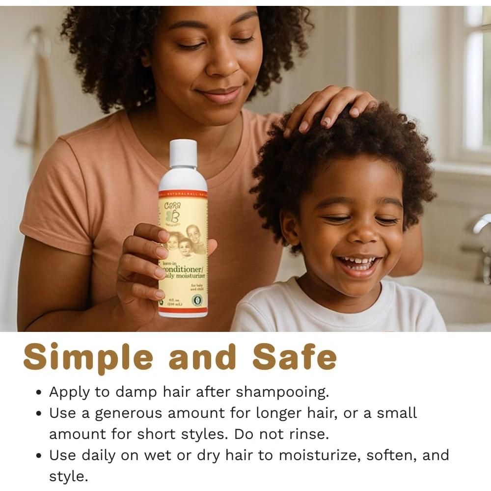 Acondicionador Leave-In Natural Cara B 227g para Bebés Rizados