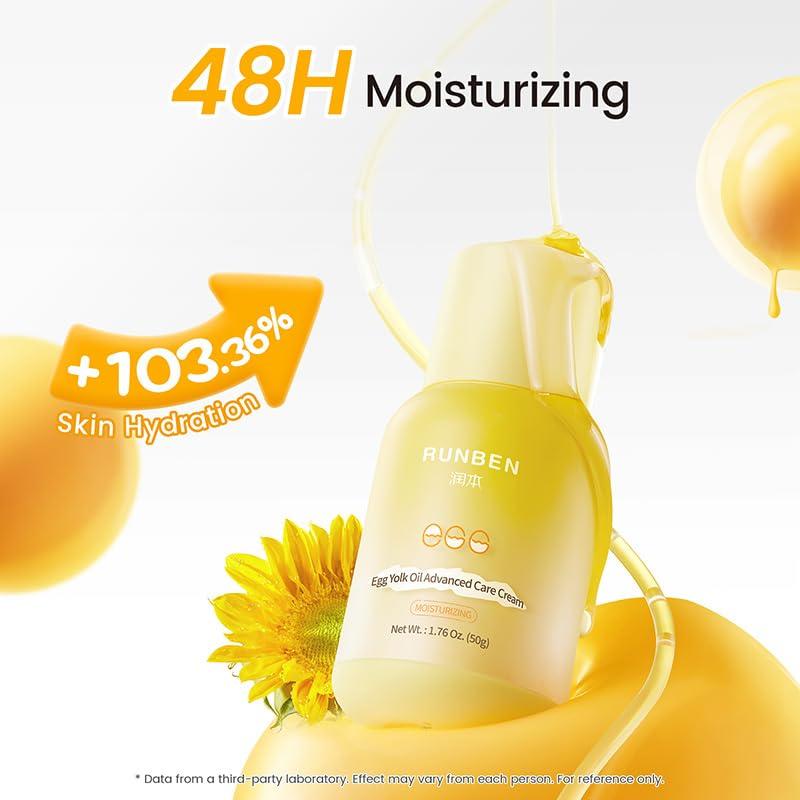 Crema Hidratante para Bebés RUNBEN 50g - Hidratación 48h