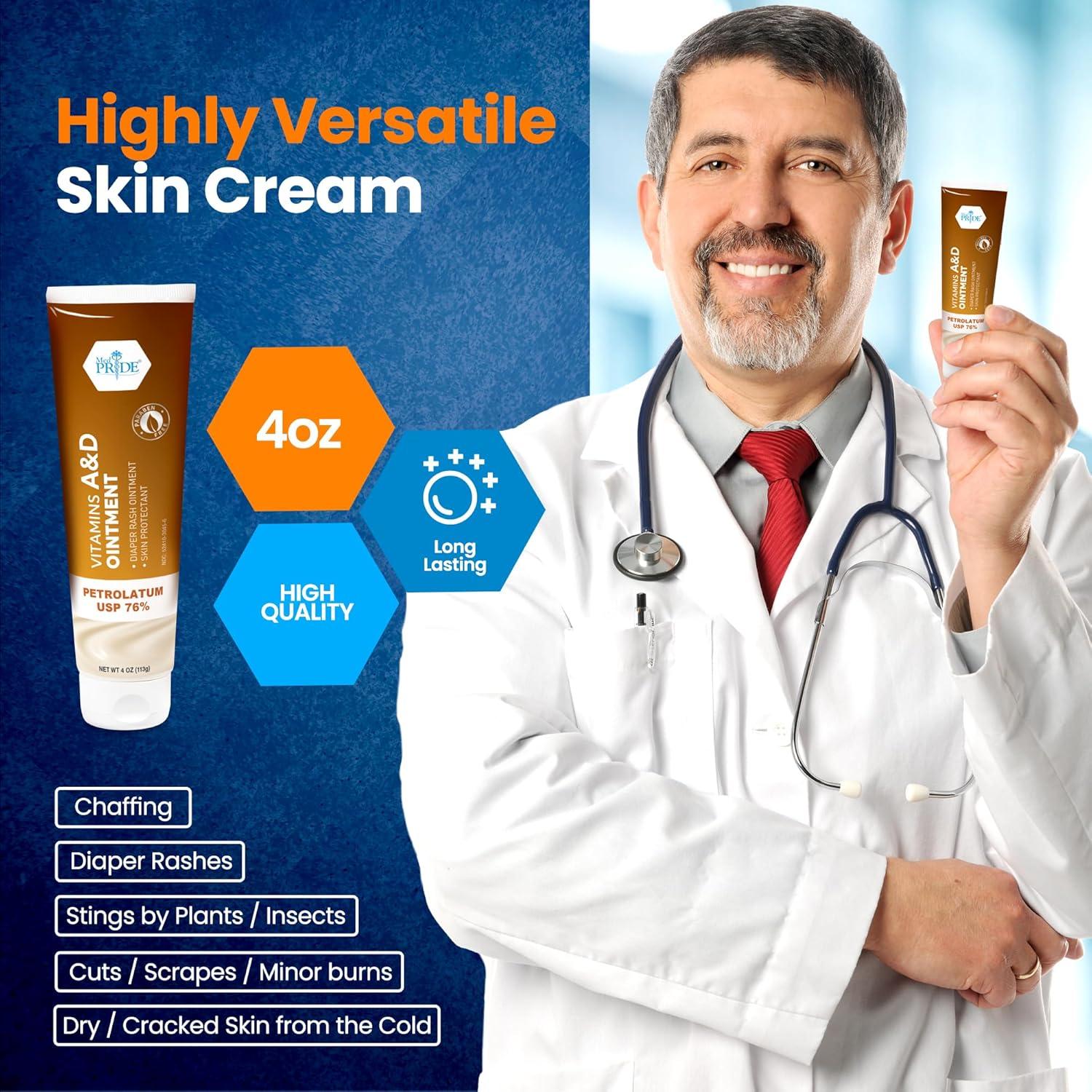 Ungüento Medpride A&D 113g para Dermatitis y Piel Seca