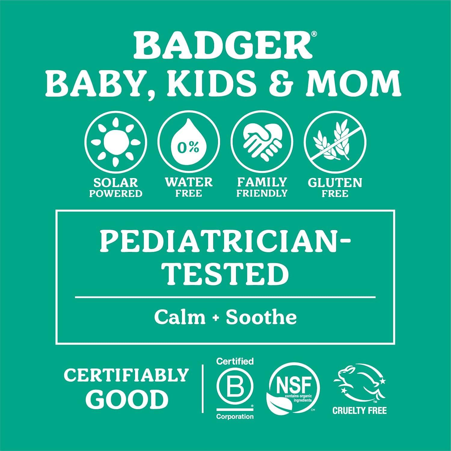 Crema para Pañales Badger 85.5 ml Orgánica para Bebé