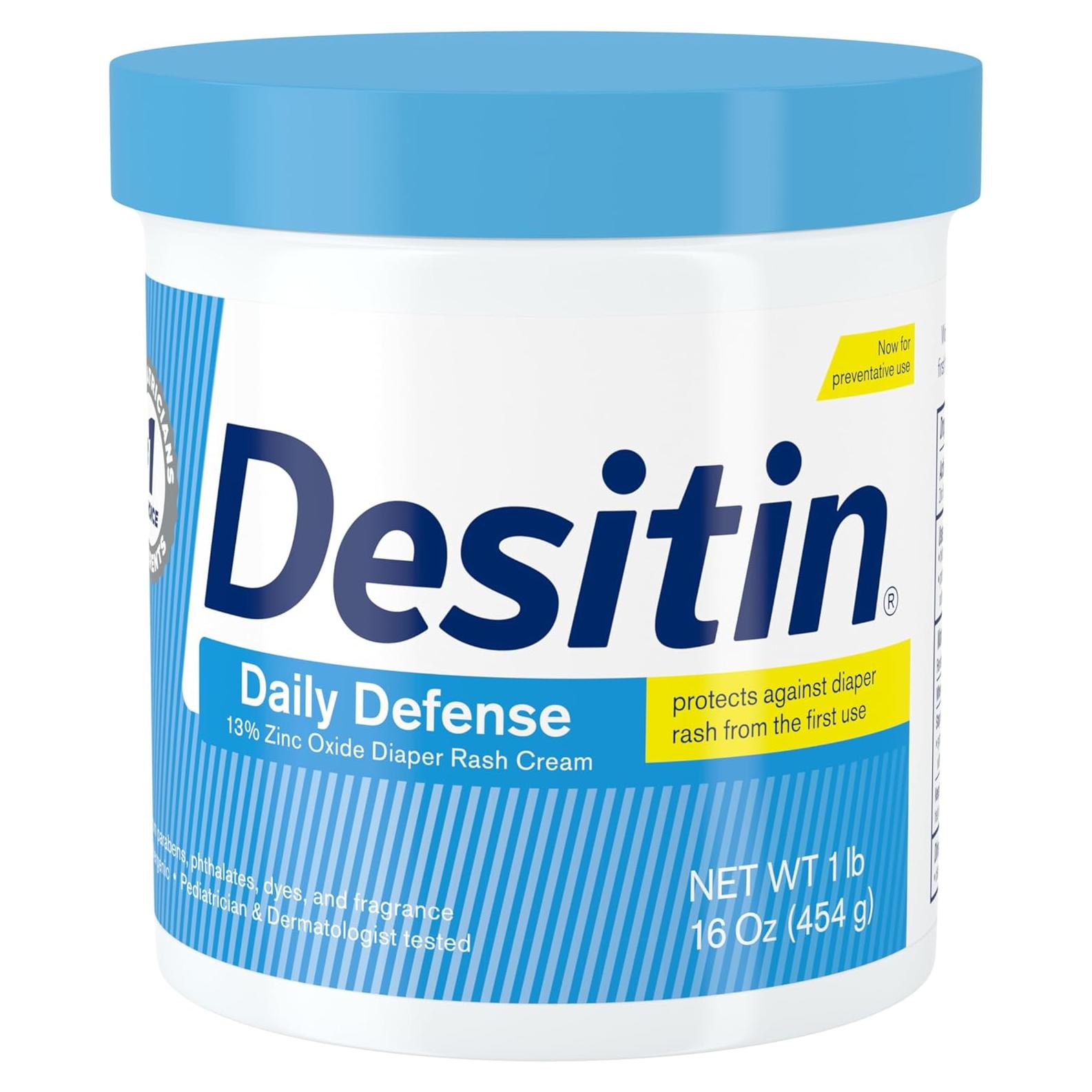 Crema para Dermatitis del Pañal Desitin Daily Defense 453 g