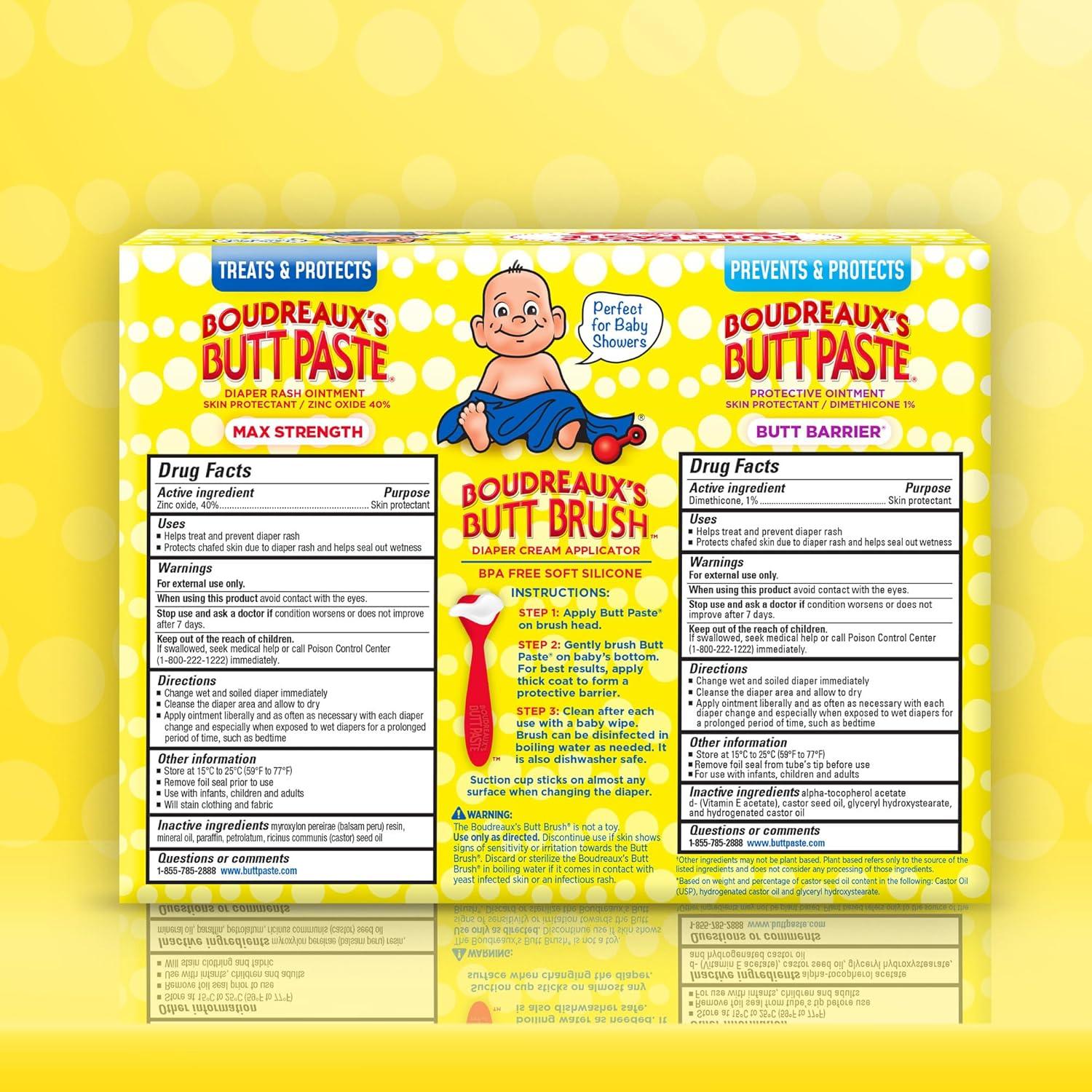 Kit de Regalo Baby Shower Boudreaux's Butt Paste - 3 Esenciales