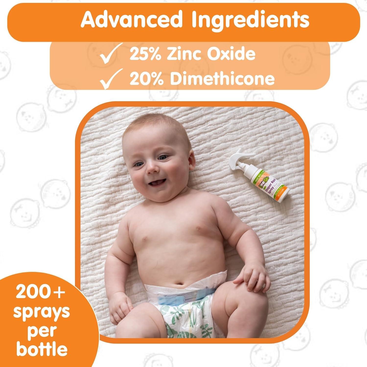 Spray para Erupciones de Pañal Boogie 1.7 oz - Sin Frotar