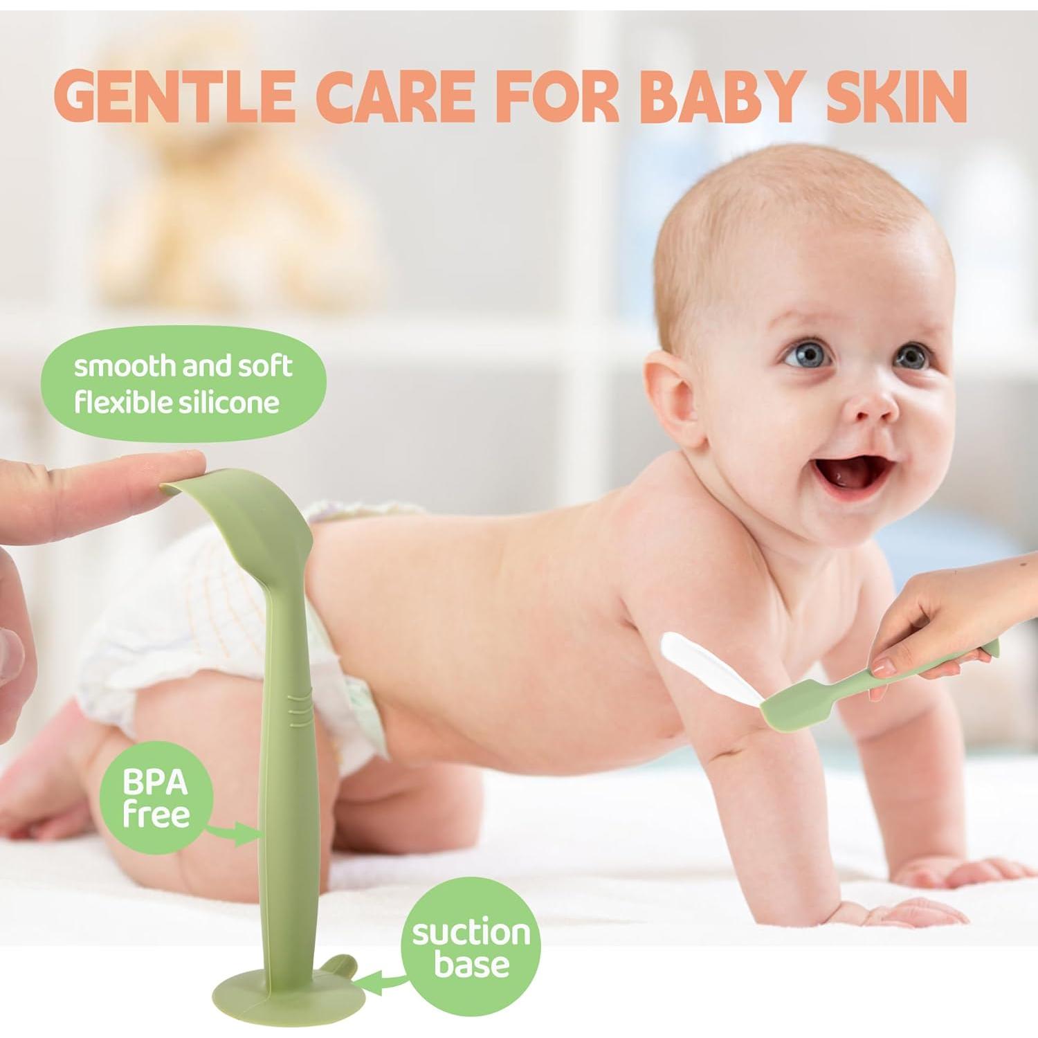 Espátula de Silicona para Pañales MAIKKB - 3 Piezas