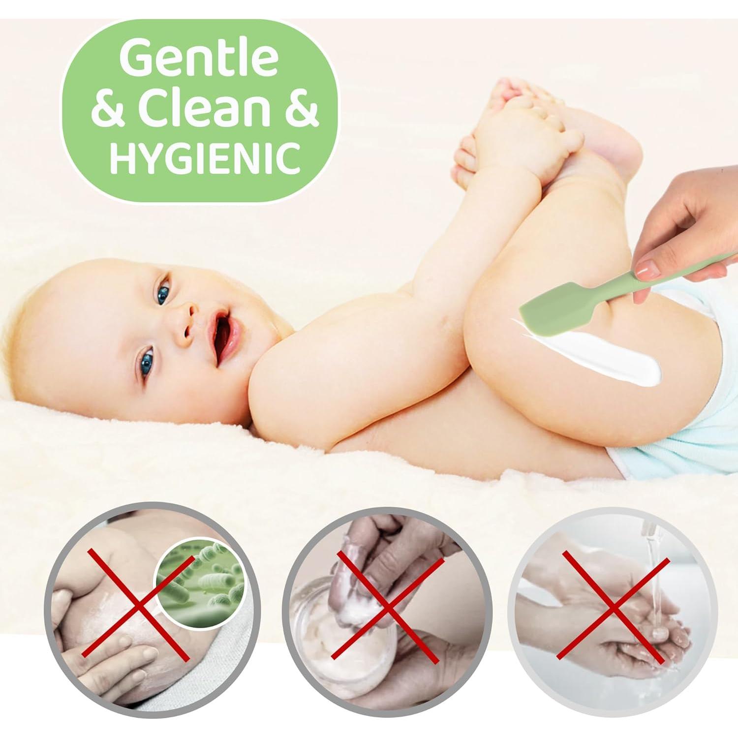 Espátula de Silicona para Pañales MAIKKB - 3 Piezas