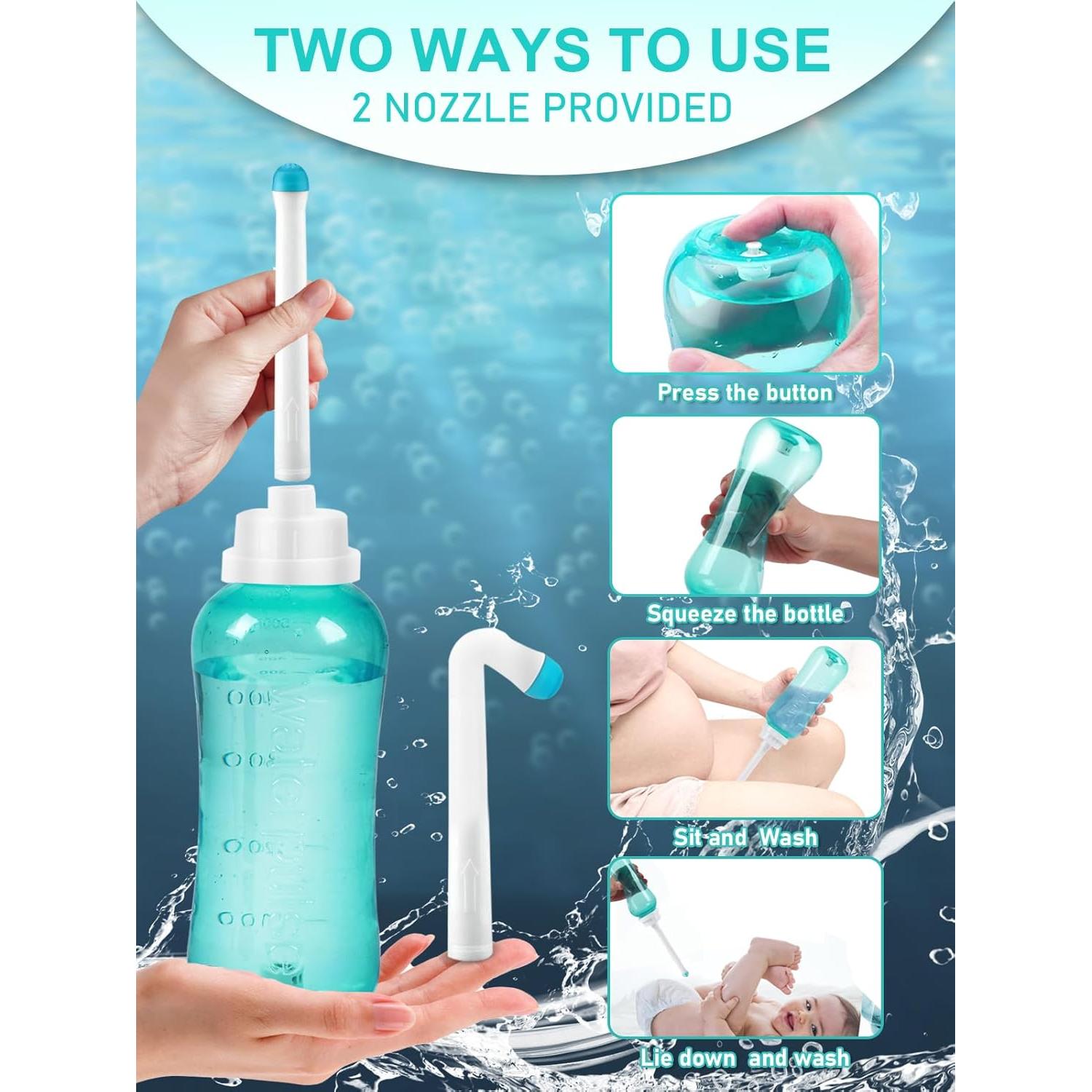 Botella Peri Onegreen 500 ml Bidet Portátil Higiene Personal