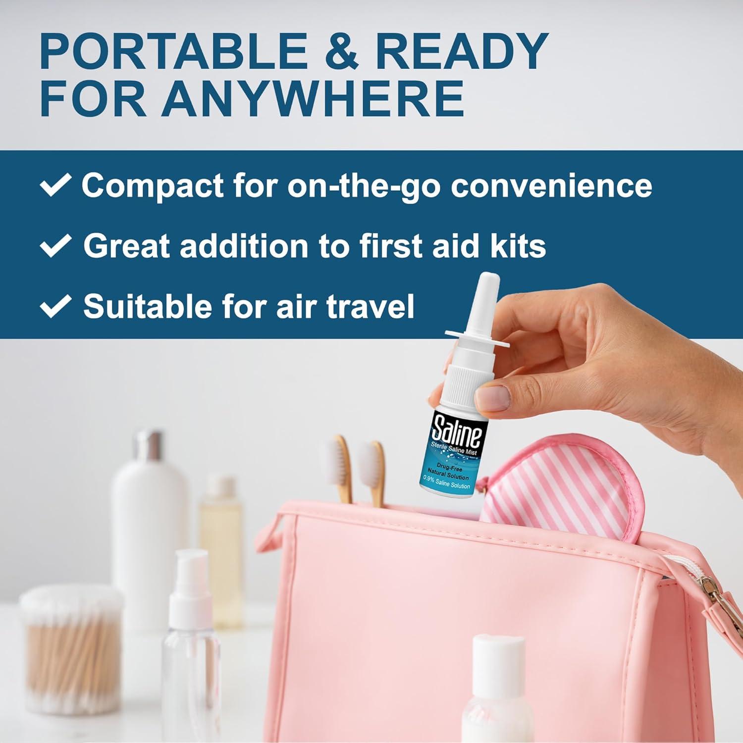 Spray Nasal Salino Shusher Care 30ml - Paquete de 3