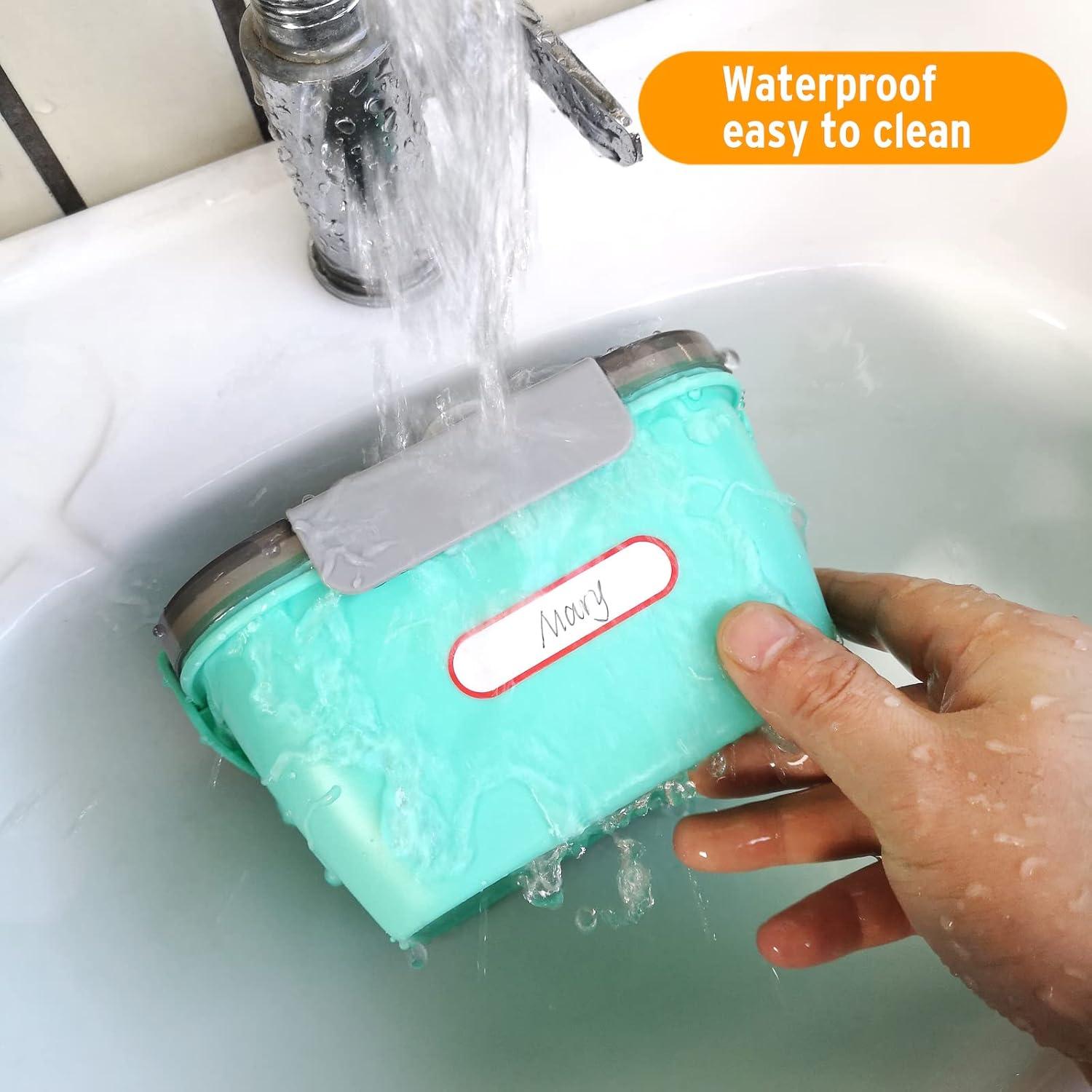 Etiquetas de Nombre Coowayze 128 PCS A Prueba de Agua